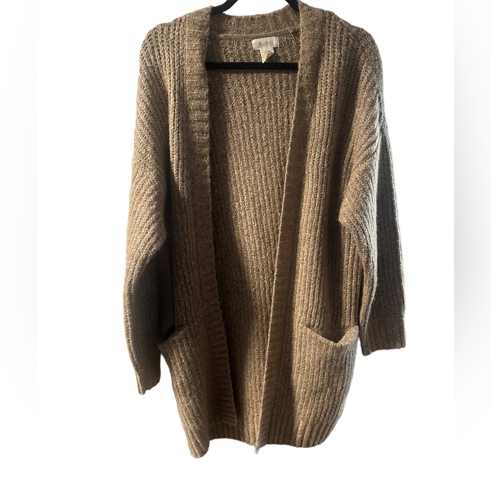 Kaisley wool blend open cardigan size M EUC